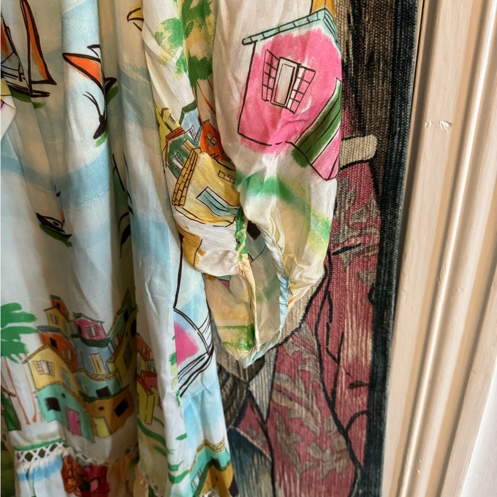 Farm Rio Leilani Off-The-Shoulder Maxi Dress - Picture 5 of 6